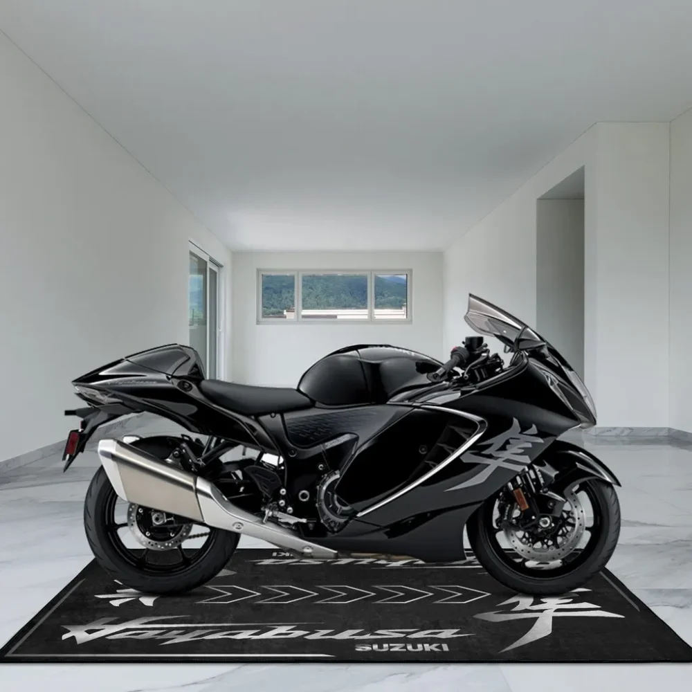 Cross-Country Rider Motorcycle Floor Mat, Stylish Motorcycle Pit Pad CAR496101125188 - Image 4
