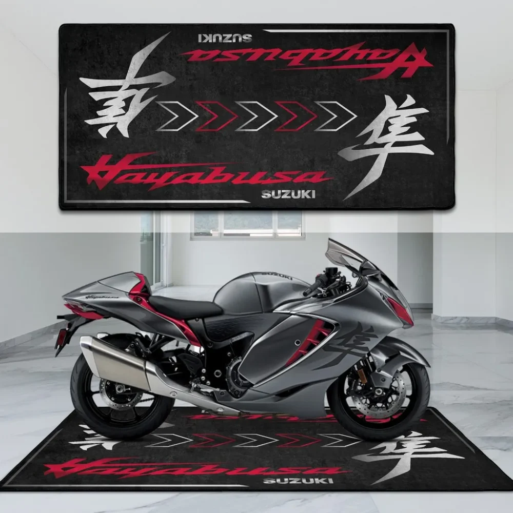 Cross-Country Rider Motorcycle Floor Mat, Stylish Motorcycle Pit Pad CAR496101125188 - Image 5