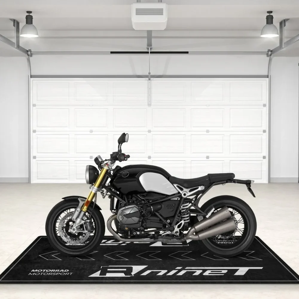 Off-Road Adventurer Motorcycle Floor Mat, Personalized Garage Floor Decor CAR496101125191 - Image 5