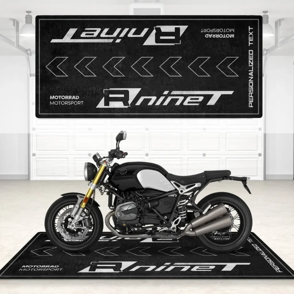 Off-Road Adventurer Motorcycle Floor Mat, Personalized Garage Floor Decor CAR496101125191 - Image 6