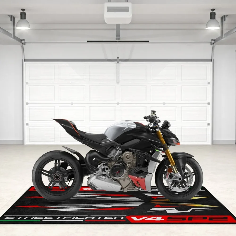 Moto Trekker Motorcycle Floor Mat, Non-Slip Garage Mat for Riders CAR496101125195 - Image 5