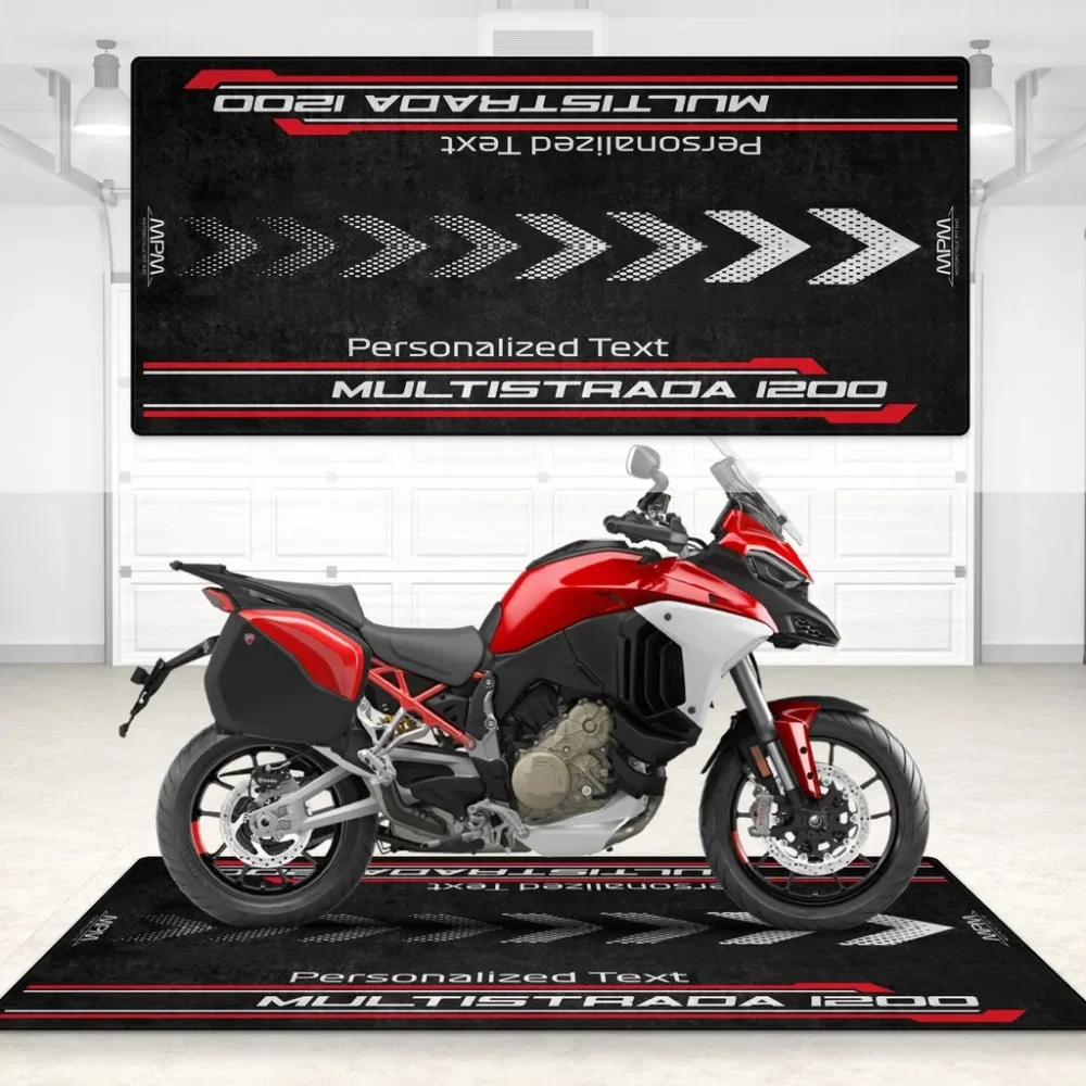 Lone Wolf Machine Motorcycle Floor Mat, Personalized Biker Garage Accessory CAR496101125197 - Image 6
