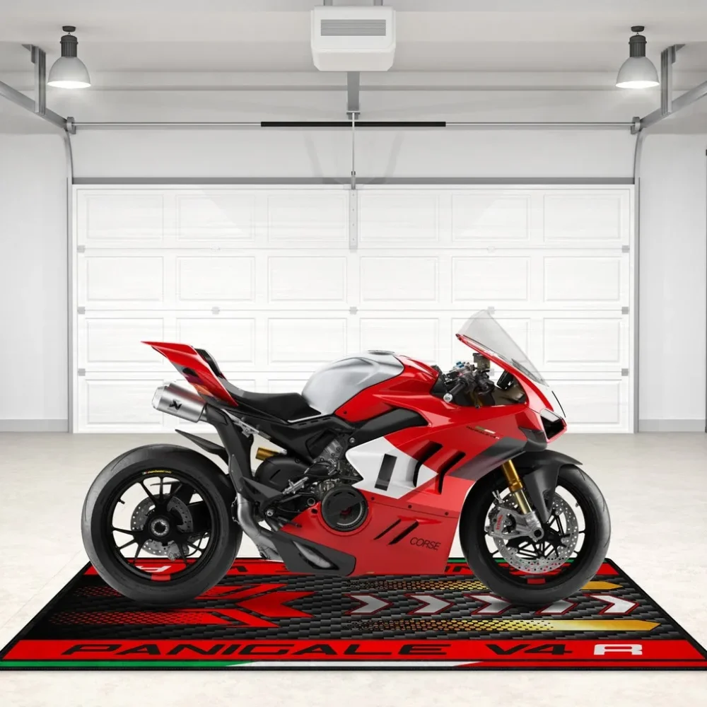 Iron Spirit Motorcycle Floor Mat, Premium Pit Mat for Riders CAR496101125198 - Image 5