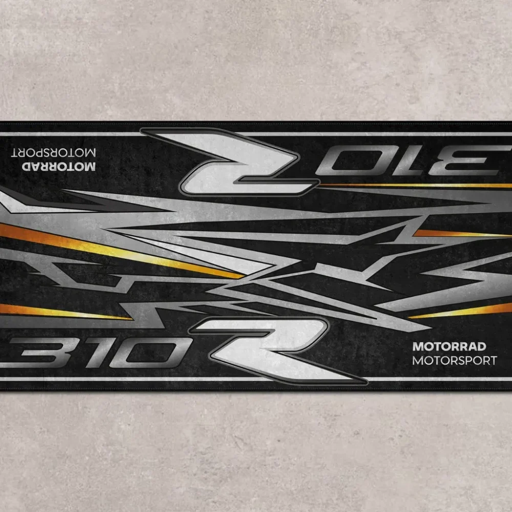 Chrome Soul Ride Motorcycle Floor Mat, Motorcycle Garage Protection Pad CAR496101125199